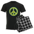 thumbnail image 6 of CafePress - Ukraine Flag Ukrainian Pride Peace Symbol Pajamas - Men's Dark Loose Fit Cotton Pajama Set, 6 of 7