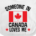 thumbnail image 4 of Inktastic Someone in Canada Loves Me Boys or Girls Baby Bib, 4 of 4