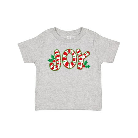 

Inktastic Candy Cane Joy Gift Toddler Boy or Toddler Girl T-Shirt