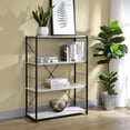 thumbnail image 3 of ACME Tesadea Bookshelf in Antique White and Black, 3 of 9