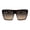 Tortoise Grey Brown, variant on Oceanic Gradient Lens Flat Top Oversize Mob Plastic Sunglasses Black Red Grey