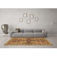 thumbnail image 3 of Ahgly Company Indoor Rectangle Abstract Brown Modern Area Rugs, 4' x 6', 3 of 4