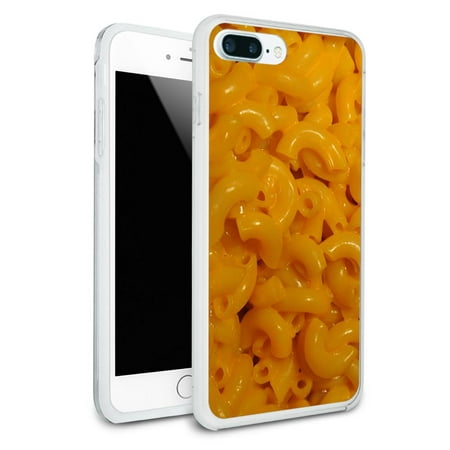 Mac N Cheese - Macaroni and Protective Slim Hybrid Rubber Bumper Case for Apple iPhone 7+