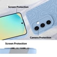 thumbnail image 4 of Funda de teléfono MZELQ Silicone Wave Ripple para Samsung Galaxy S24 Fe, 4 of 6