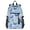 Blue Butterflies and Flowers, variant on 14" Laptop Backpack Waterproof Airline Approved Stylish Casual Daypack for Travel Business College Work, Cute Bear with Honey Pot
