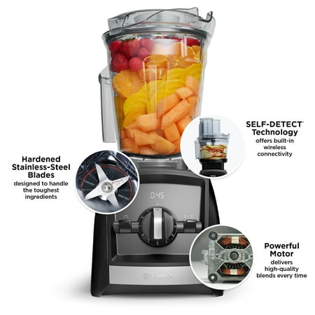 Vitamix - Ascent Series A2300 SmartPrep Kitchen System - Black
