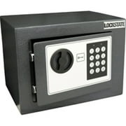 Lockstate 0.35 cu. ft. Small Closet Safe with Electronic Lock, LS-17EN Grey