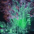thumbnail image 4 of Solar Meteor String Lights, Waterproof Garden Lights with 192 LEDs Falling Raindrop Effect, 30cm 8 Tubes Blue Outdoor Solar Lights for Holiday, Party, Wedding & Christmas Decoration, 4 of 8