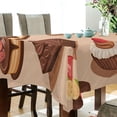 thumbnail image 5 of Yayeee Tablecloths 60" x 60" Rectangle Wrinkle Resistant Party Table Cover, Creamy Cake, 5 of 8