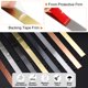 thumbnail image 3 of Uxcell 0.6" x 20ft Moldura de metal autoadhesiva para pared en color dorado cepillado, 3 of 7