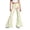 B-Light Yellow, variant on LRen Girls Bell Bottom Jeans with Adjustable Waist Gradient Straight Leg Pants High Waisted Bootcut Bell Bottoms with Pockets Flare Leg Casual Trousers for Tween Girls Age 9-10 Years