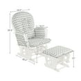 thumbnail image 6 of Topbuy Rocking Chair Baby Nursery Chair Glider with Ottoman &Storage Pocket Grey+ White, 6 of 6