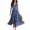 Blue, variant on Lopecy-Sta Womens Dresses Sleeveless V Neck Button Front Polka Dot A Line Midi Dress Flowy Chiffon Hem Summer Holiday Outdoor Casual Dress