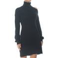 thumbnail image 3 of BAR III Womens Black Turtle Neck Dress L, 3 of 4
