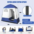 thumbnail image 5 of GVDV Camping Shower Tent, 2 - Person Privacy Tent with Carrying Bag, 5 of 9