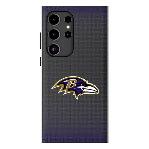 Keyscaper Baltimore Ravens Linen Galaxy Magnetic Bump Case