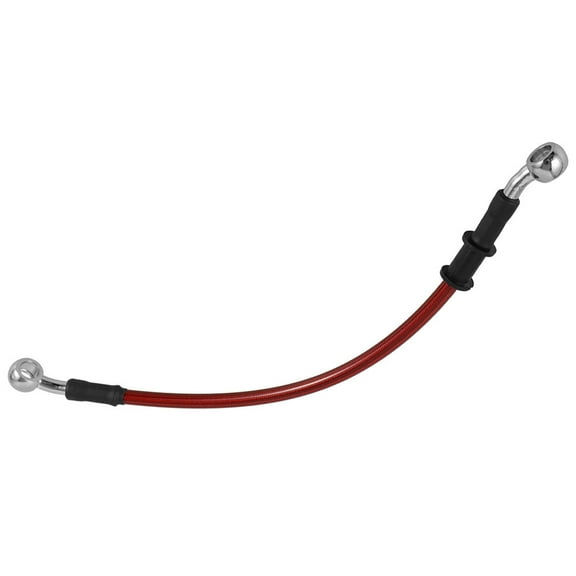 Motorcycle Brake Pipe Portable Carbon Steel Chrome Plated Connector Nylon Core 43.00X2.00X1.00CM