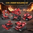 thumbnail image 6 of STEM Robot Building Kit for Boys Age 14+, 5 in 1 Remote Control Robot Toys with 495 Pieces, Engineering Science Birthday Gifts for Kids Teens 14+Years Old, 6 of 7