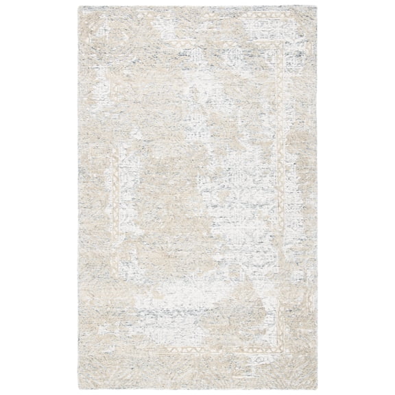 SAFAVIEH Metro Saranna Medallion Area Rug, Grey/Ivory, 5' x 8'