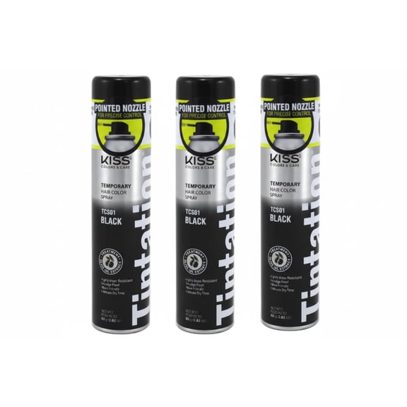 3 Pack Tintation Color Spray TCS01 Black