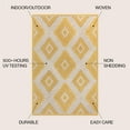 thumbnail image 3 of JONATHAN Y TUSCAN SUN 3 x 5 Area Rug, Lior Geometric Moroccan Diamond - Yellow/Cream, TSN202C-3, 3 of 9