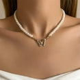thumbnail image 2 of K-KED Shiny Butterfly Pearl Women Clavicle Necklaces Trend Aesthetic Delicate Jewelry Gifts US, 2 of 9