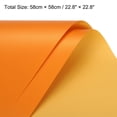 thumbnail image 2 of Unique Bargains Double Sided Color Flower Wrapping Paper Yellow 22.8'x22.8' Waterproof 20 Pack, 2 of 5