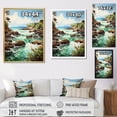 thumbnail image 4 of Designart "Tropical Vibes Beach Photo XII" Nautical & Beach Floater Framed Canvas Print, 4 of 7
