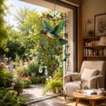 thumbnail image 5 of Hummingbird Wind Chimes Outdoor Vintage Bird Windchime with Crystal Suncatcher Prisms for Garden Patio Balcony Window Decor Sympathy Memorial Gifts, 5 of 6