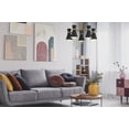 thumbnail image 4 of 5 Light Chandelier Frame Finish Matte Black + Heritage Brass, 4 of 7