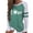 Green, variant on Gubotare Long Sleeve Tops For Women Women's Casual Long Sleeve Striped T-Shirt Tops Round Neck Splicing Tunic Blouses,Green XL