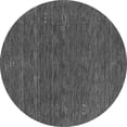 thumbnail image 1 of Ahgly Company Machine Washable Indoor Round Abstract Gray Contemporary Area Rugs, 7' Round, 1 of 1
