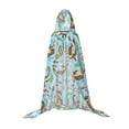 thumbnail image 7 of Honeii Cute Otters Print Poncho Cape, Cloak Coat, Snuggly Hooded Wearable Blanket, Hooded Cape For Teenagers,Halloween Costumes-Medium, 7 of 7
