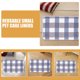 thumbnail image 3 of TEHAUX 2Ud Almohadillas Reutilizables Para Jaulas De Conejos Cobayas Y Hamsters Azul, 3 of 6