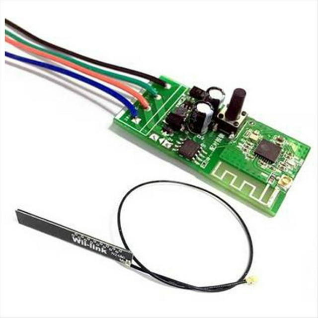 Módulo Controlador de Relé de Interruptor Inteligente Inalámbrico WiFi Dc 9V-12V para Aplicación de Teléfono Móvil Smart Home Control de Android