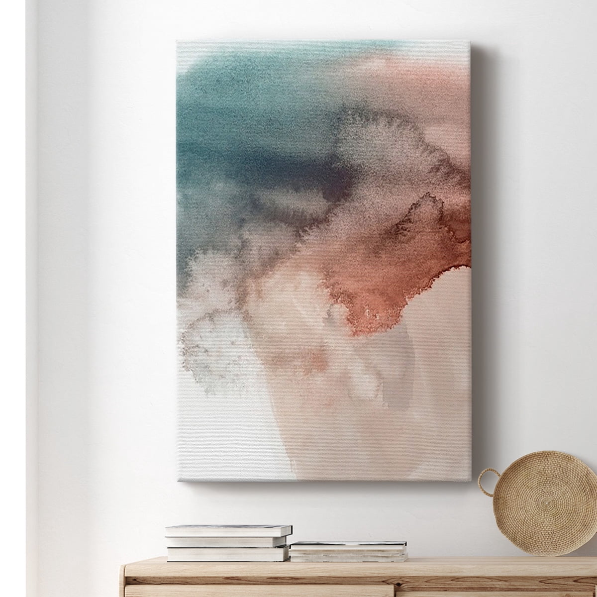 Red Ochre Abstract III Premium Gallery Wrapped Canvas - Ready to Hang