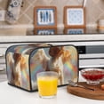 thumbnail image 6 of Balery Rainbow English Cocker Spaniel Pattern Oven Cover Kitchen Bread Machine Protector, 4 Slice Toaster Cover for Home, Anti Dust Fingerprint Coaster Cover, 6 of 7