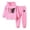 #1 Pink, variant on HCNTES Baby Girl Clothes Winter Girls Sets 2 Pieces, Butterfly Printed Pullover Long Sleeve Hoodies Sweatpants Set