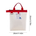 thumbnail image 3 of Ohmyroo Thickened PVC Clear Handbag Waterproof A4 File Organizer With Zipper For Office Professionals, 3 of 6