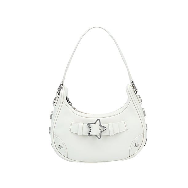 Jumpingount Práctico y práctico bolso para las axilas para el día a día, bolso para las axilas, bolso para las axilas, bolso de hombro Bolsas de mensajero y de hombro blanco