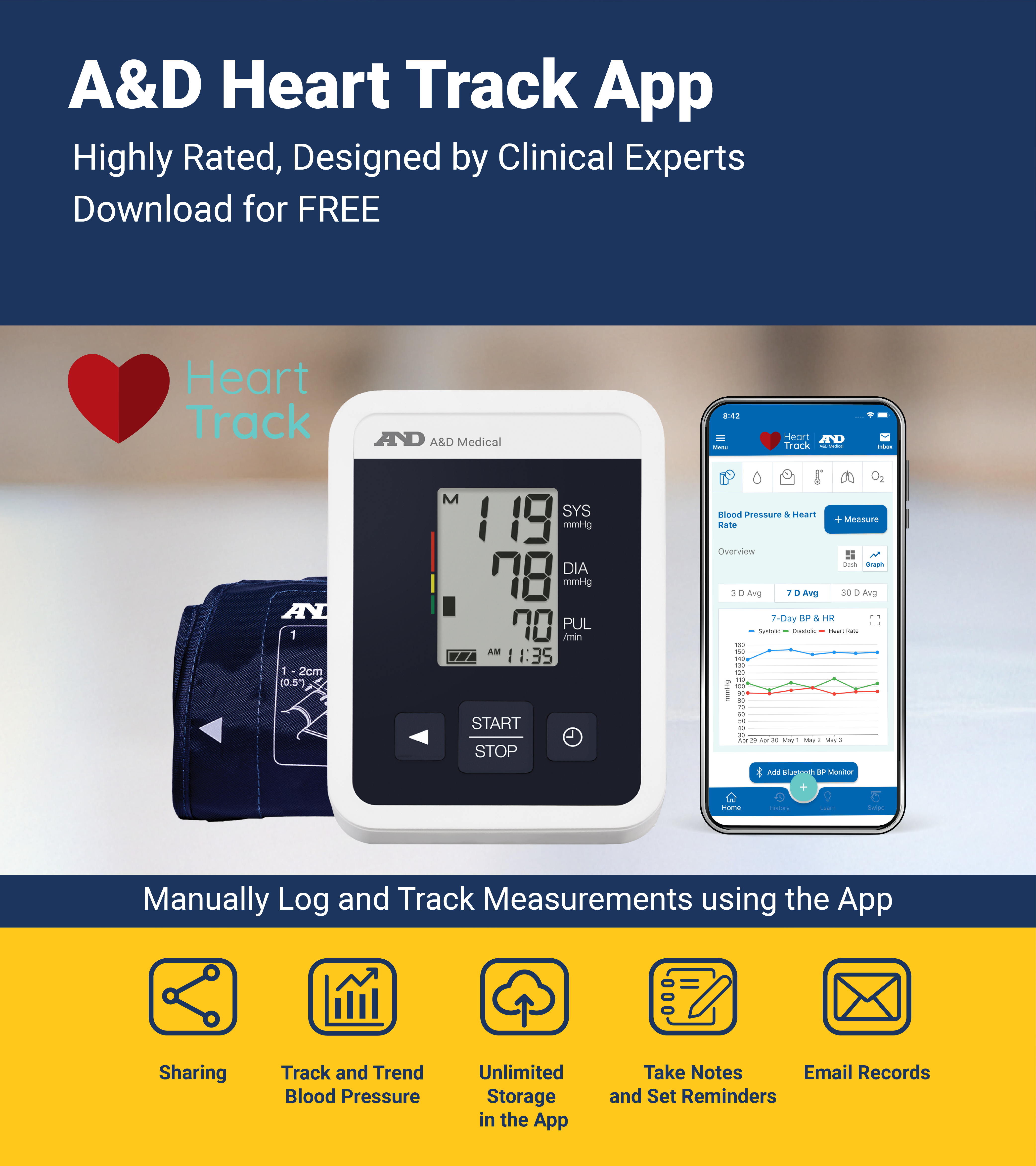 A&D Medical UA-660 Upper Arm Blood Pressure Monitor photo 2