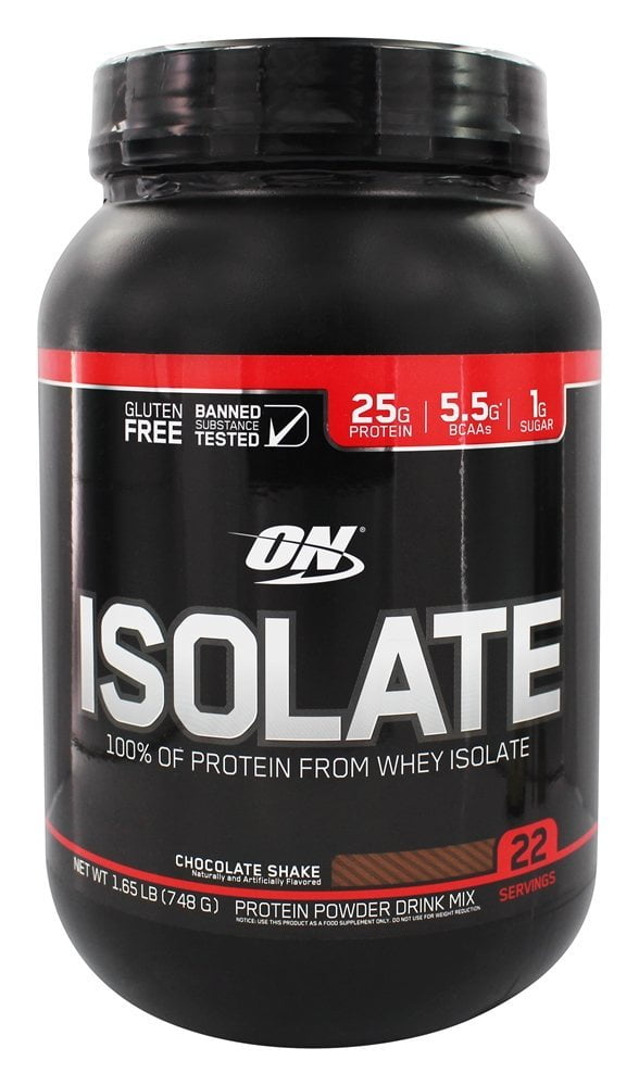 Optimum Nutrition Isolate Chocolate Shake 1.65 lb.