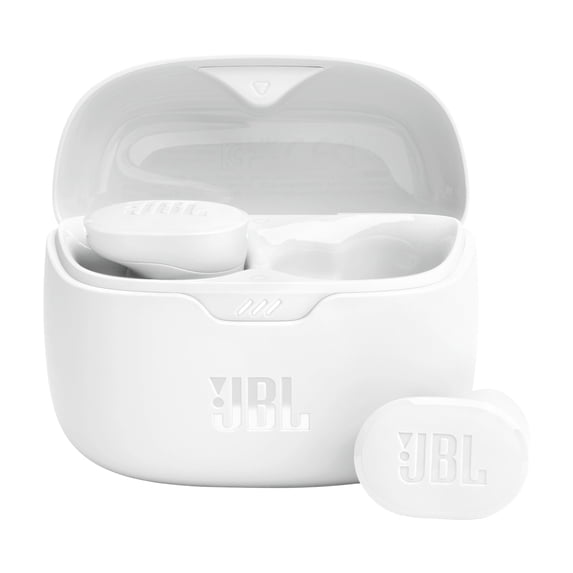 Pre-Owned Restored JBL Tune Buds - True Wireless with Active Noise Cancelling In-Ear Earbuds - White