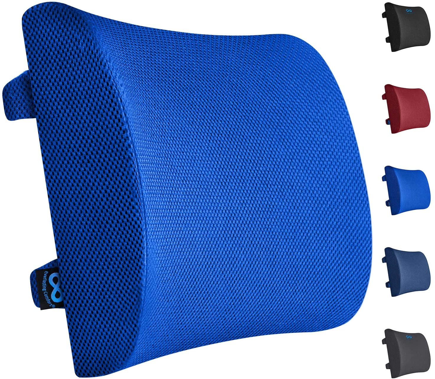 Everlasting Comfort Lumbar Support Pillow for Office Chair - Pure