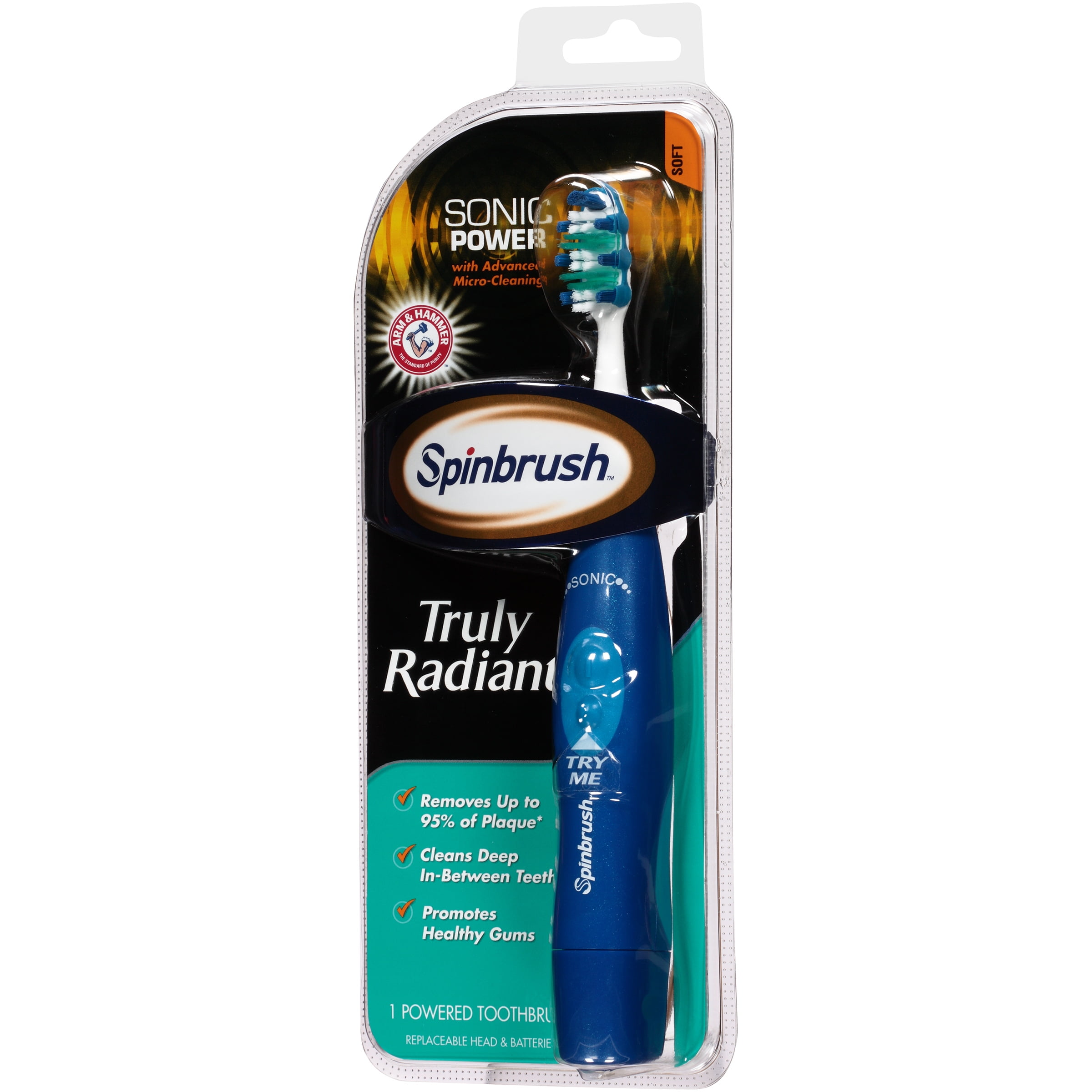 arm & hammer spinbrush truly radiant