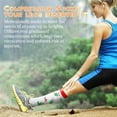 thumbnail image 6 of 4 Pairs Christmas Medical Sport Compression Socks - 15-20mmhg Graduated Knee-High Support for Men & Women, Ideal for Soccer, Running, and Nurses, 6 of 7