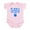 Petal Pink, variant on CafePress - My Mom Is Stronger Than Your Dad Body Suit - Baby Light Bodysuit, Size Newborn - 24 Months