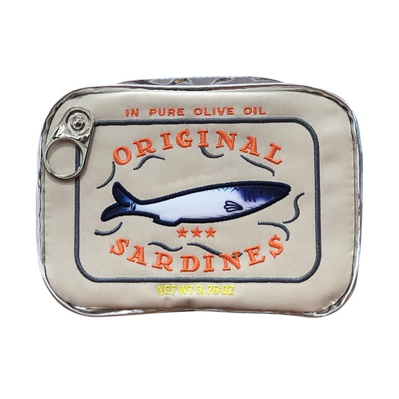 Fish Purse 2026 Canned Sardines Makeup Bag, Funny Sardine Tin Fish Cosmetic Bag, Creative Cute Makeup Bag Kawaii Pencil Case Pouch, Coquette Make up Pouch for Women Makeup Bag
