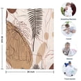 thumbnail image 4 of Brown Boho Plant Pattern Blanket,Comfortable Soft Flannel Throw Blanket,All Season,Warm Lightweight Blankets for Sofa Bed Couch Living Room Chair,30"x40", 4 of 4