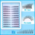 thumbnail image 4 of 168Pcs  Natural Eyelash Clusters 11-13mm Lash Extension Kit C Curl Eyelash Extension Invisible Eyelashes with Lash Bond and Seal Glue and Tweezers DIY At Home, 4 of 7